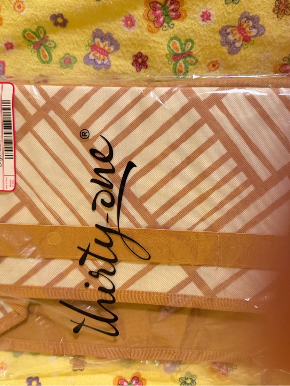 thirty-one mustard organizer insert with center divider